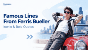 Famous Lines From Ferris Bueller: Iconic & Bold Quotes